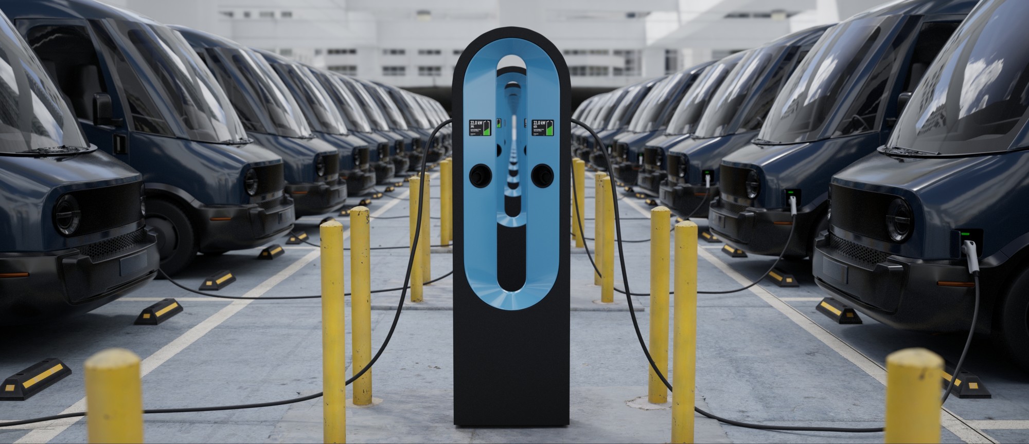 Ford Pro Partners for 30,000 EV Charging Ports by 2030