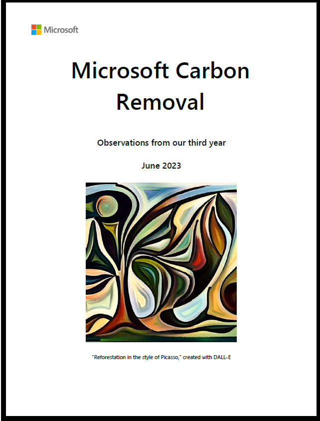 Microsoft Carbon Removal: Observations from our Third Year