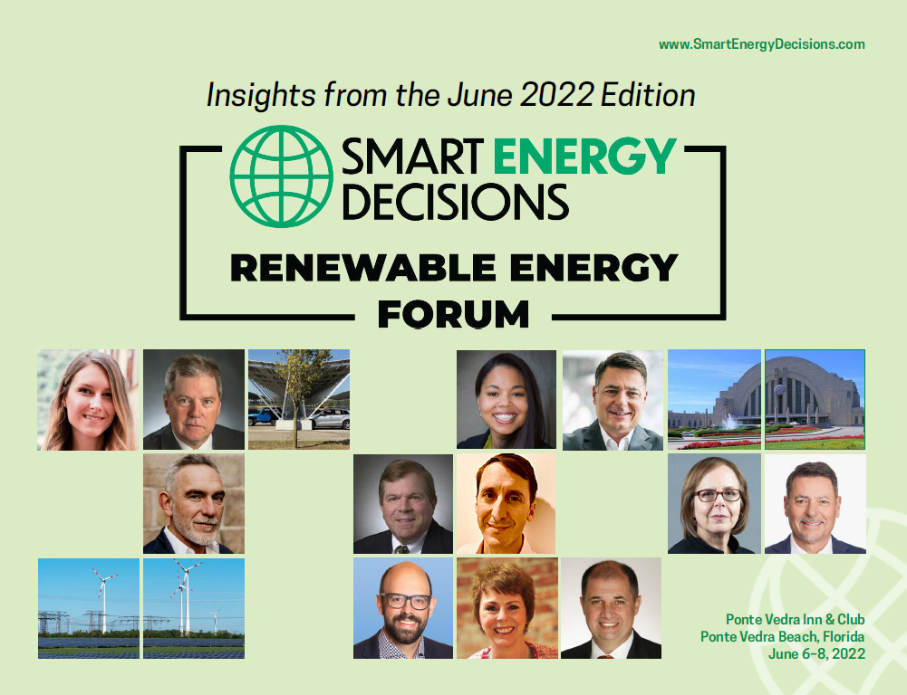 Insights from the June 2022 Renewable Energy Forum/Summer