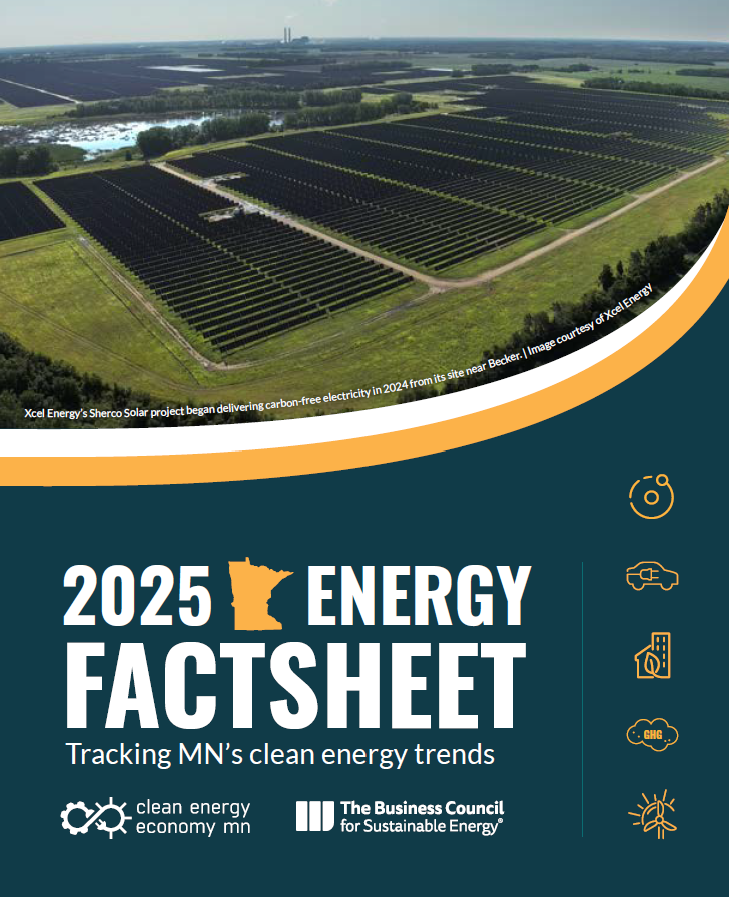 Cover for the 2025 Minnesota Energy Factsheet