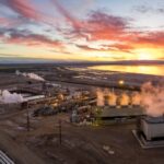 Geothermal plant at the Salton Sea